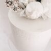 White wedding cake