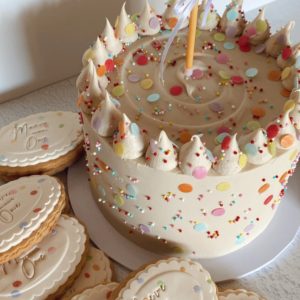 Personalised birthday and celebration cookies with intricate sugar details Torquay and Surf Coast